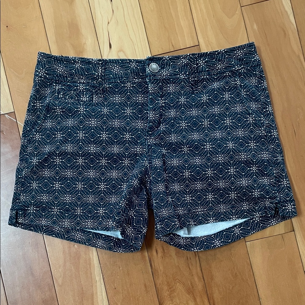 Market & Spruce Navy Patterned Women’s Shorts